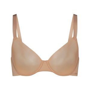 SKIMS NO SHOW MOLDED UNLINED DEMI BRA NEW